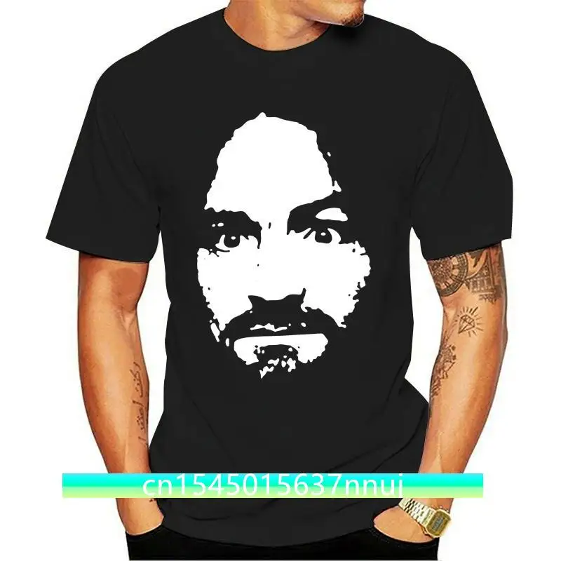 New Charles Manson MenT-Shirt size S-2XL 2019 New Fashion T shirt Brand Hip Hop Print Men Tee Shirt High Quality 100% Cotton