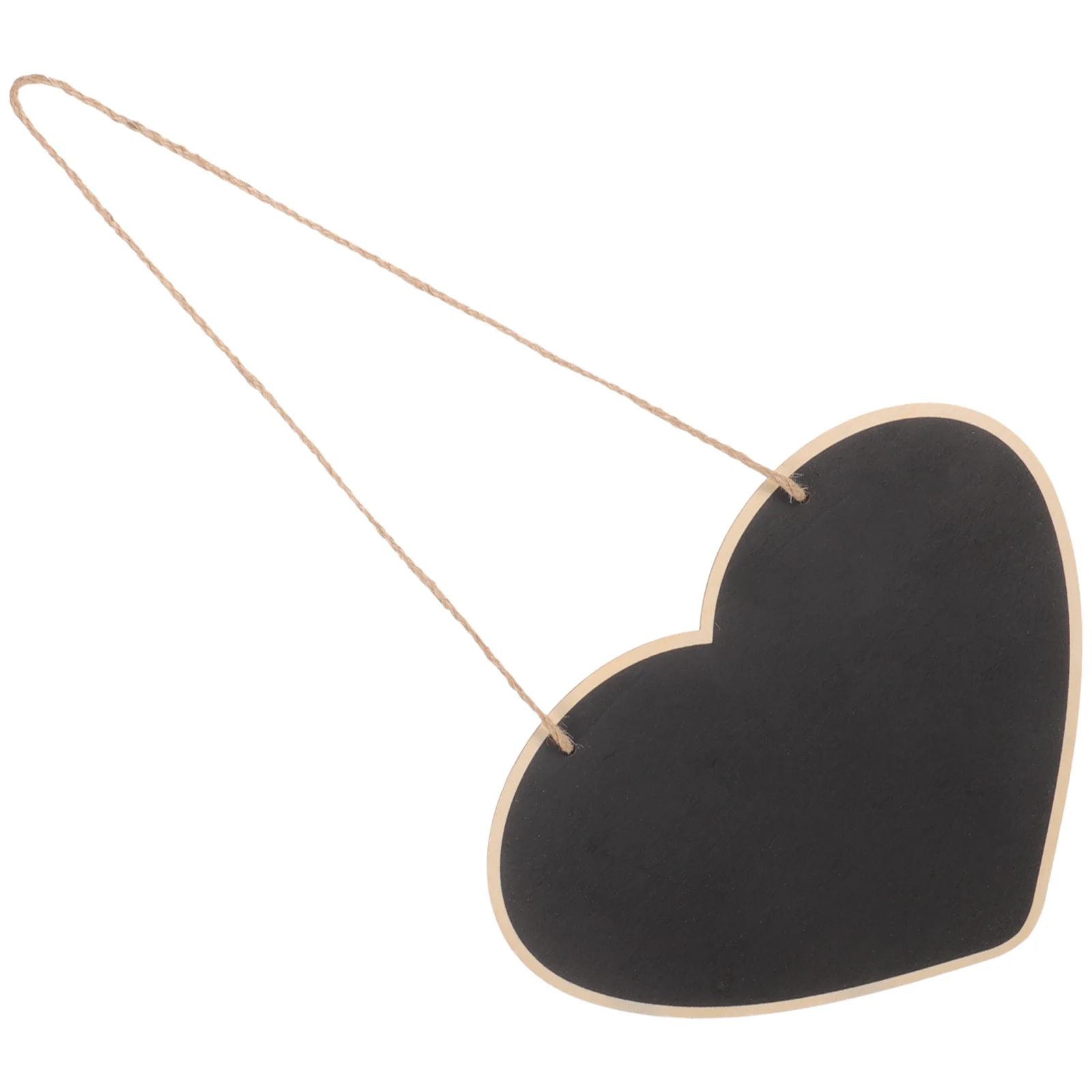 

Hanging Chalkboard Sign Mini Wood Message Board Reusable Writable Decorative Plaque for Door Wall Cafe Chalk Board Erasable