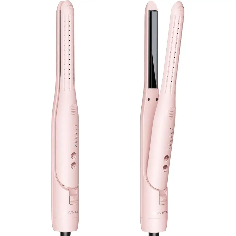 

0.65 Precision Iron for Sleek Curls, Short Styles, and Pixie Cuts with 360° Cool Air Technology for Long-Lasting Hold