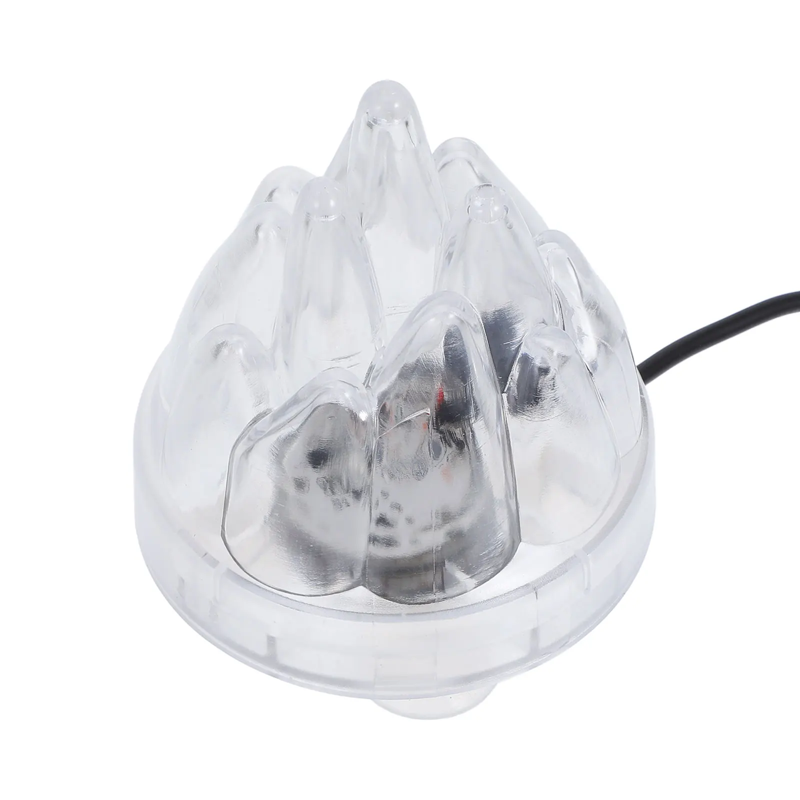 

Bubble Lamp Air Stone for Aquarium 110V Fish Tank Volcano Night Light White Led Oxygen Bubbler Small Desktop Decorations Pet