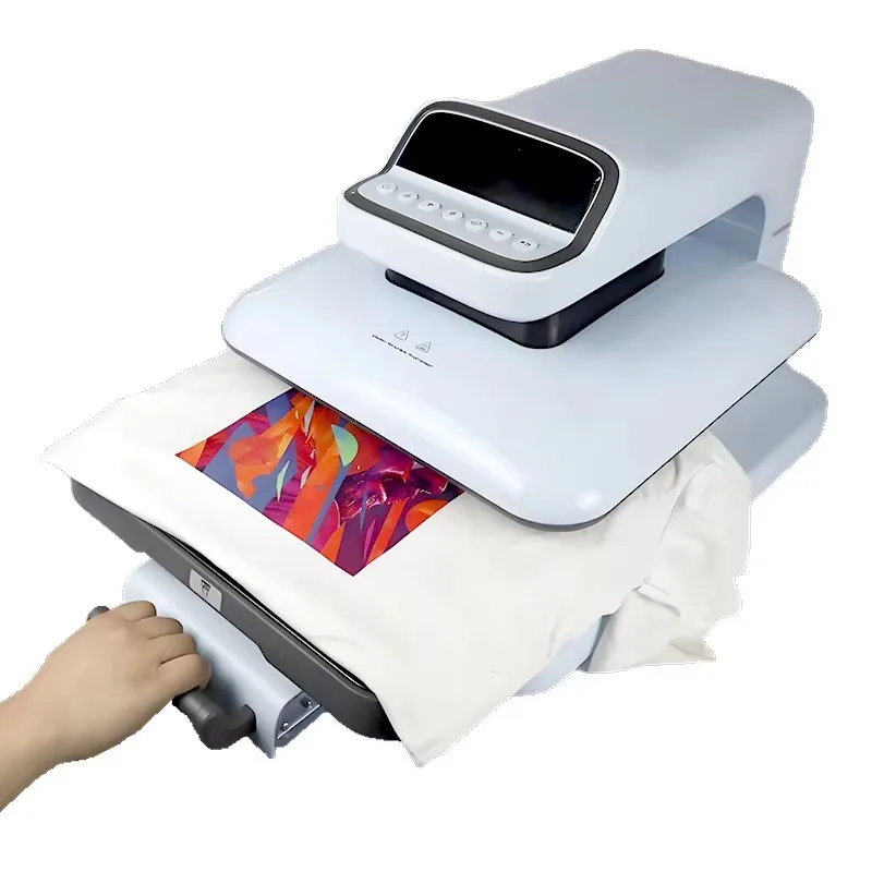 Fully Automatic Fuse Beads Heat Press Transfer Machine T Shirt Printer Label Rhinestone Applicator