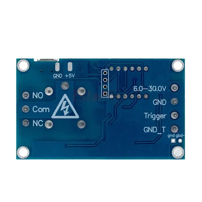 1-5pcs   6-30V Relay Module Switch Trigger Time Delay Circuit Timer Cycle Adjustable Trigger OFF / ON Switch Timing Cycle for