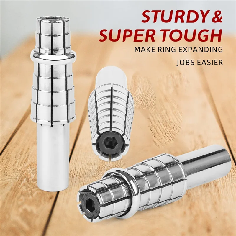 Expanding Stainless Steel Ring Mandrel with Hex Key-Heavy Duty Ring Shaper Tool for Ring Turning and Ring Making7.5-10.5 image 6