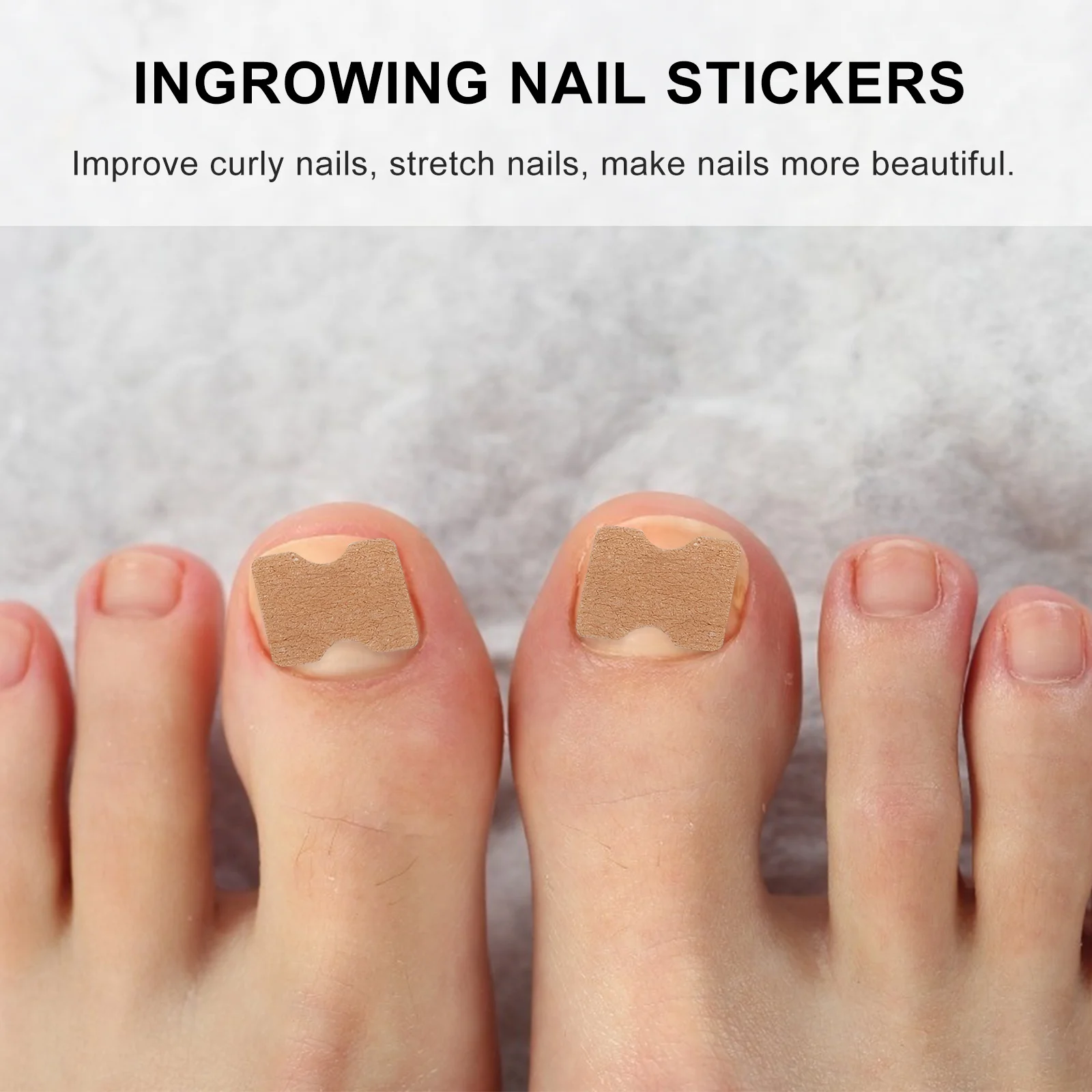 

1Set Ingrowing Nail Stickers Toenail Strong Stretch Repair Curved Foot Care Accessories
