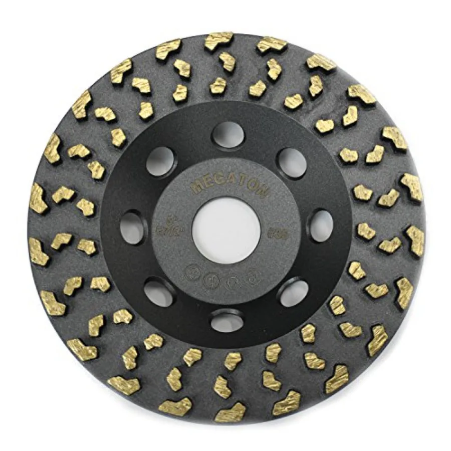 

Megatron Diamond Cup Grinding Removing Disc Wheel for Any Concrete Paint Epoxy Glue and Mastic with CDB New Technology Megatron