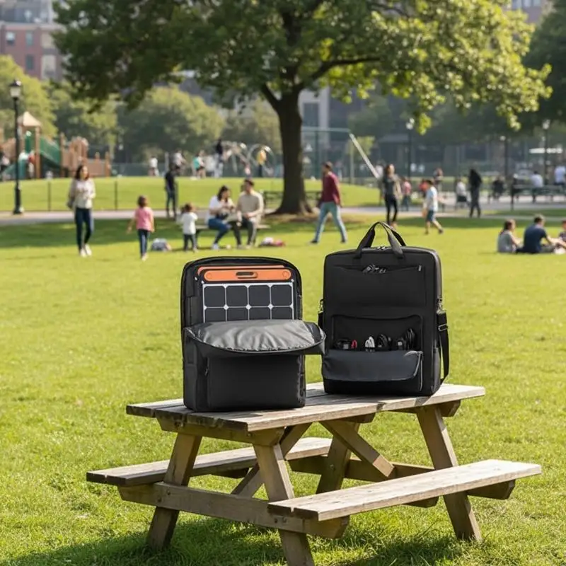 

Наружная сумка для защиты солнечной панели с карманами и ручкой для 100 Вт и 200 Вт A2BB