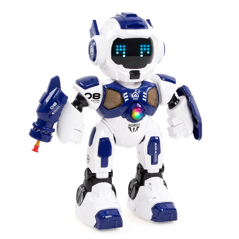 Robot de Control remoto recargable programable, regalo, baile, canto, rompecabezas, juguetes, Robot RC, juguetes para niños