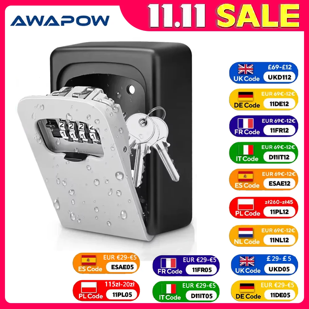 Awapow Key Lock Box: The Ultimate Solution for Key Code Security in Real-World Scenarios