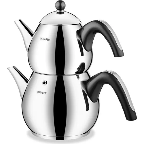 Schafer Tea Chef Big size Teapot Black 2 Lt - 3,35 Lt