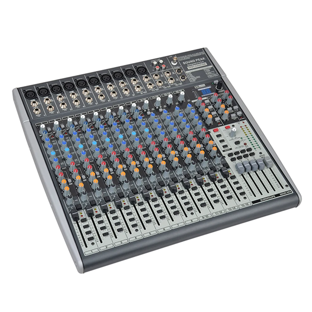 

16 Channel Professional Digital Audio Music Mixer DJ Console X2442USB