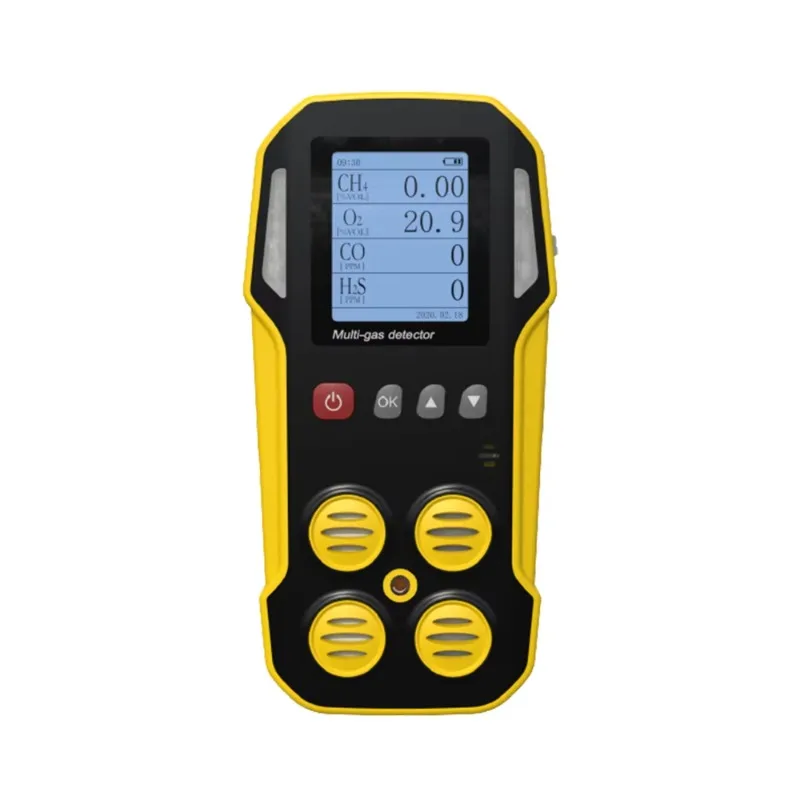4 Gas Analyzer H2S,O2,CO,Multi Combustible Gas Detector Natural Gas Detector