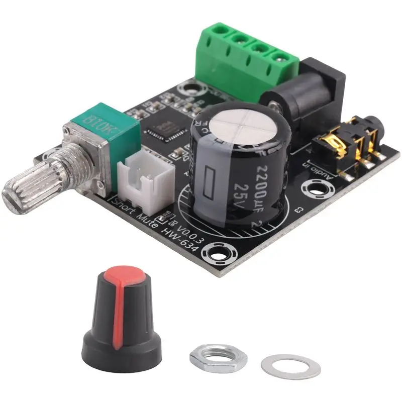 A25P 10X PAM8610 Placa amplificadora estéreo de Audio Digital puro de doble canal DC 12V HD Clase D 15W X 2 Módulo amplificador de alta potencia