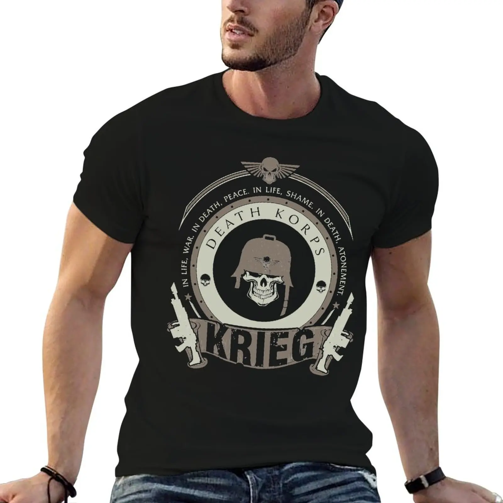 

KRIEG - LIMITED EDITION Essential T-Shirt funny t shirts dark humor cotton t shirt man T-Shirt