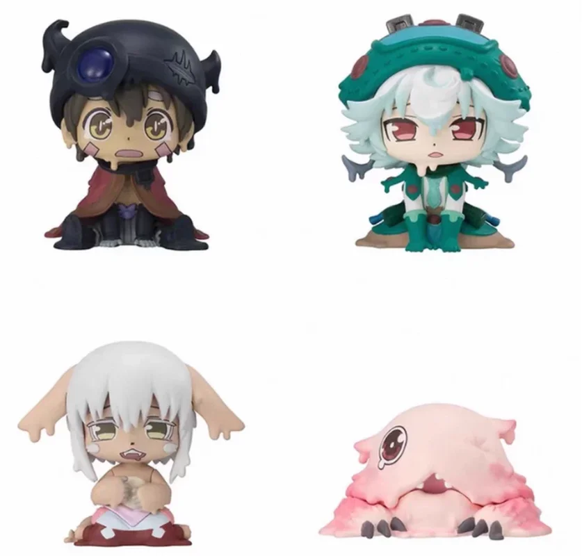 Op voorraad Bandai-figuur uit Made in Abyss-serie smeltende stijl displaystuk trendy speelgoed verzamelbare anime blinde doos capsulespeelgoed