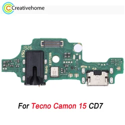 Charging Port Board For Tecno Camon 15 CD7 Phone Repair Parts Replacement