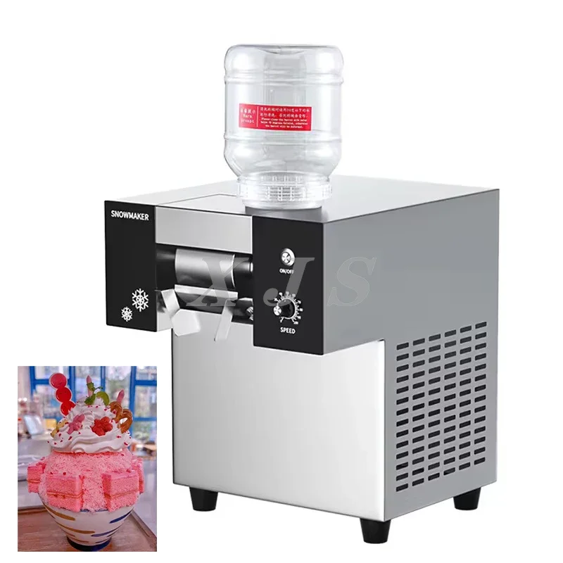 Bingsu Snow Flake Milk Shaved Ice Cream Maker Machine Air Coolung Coling