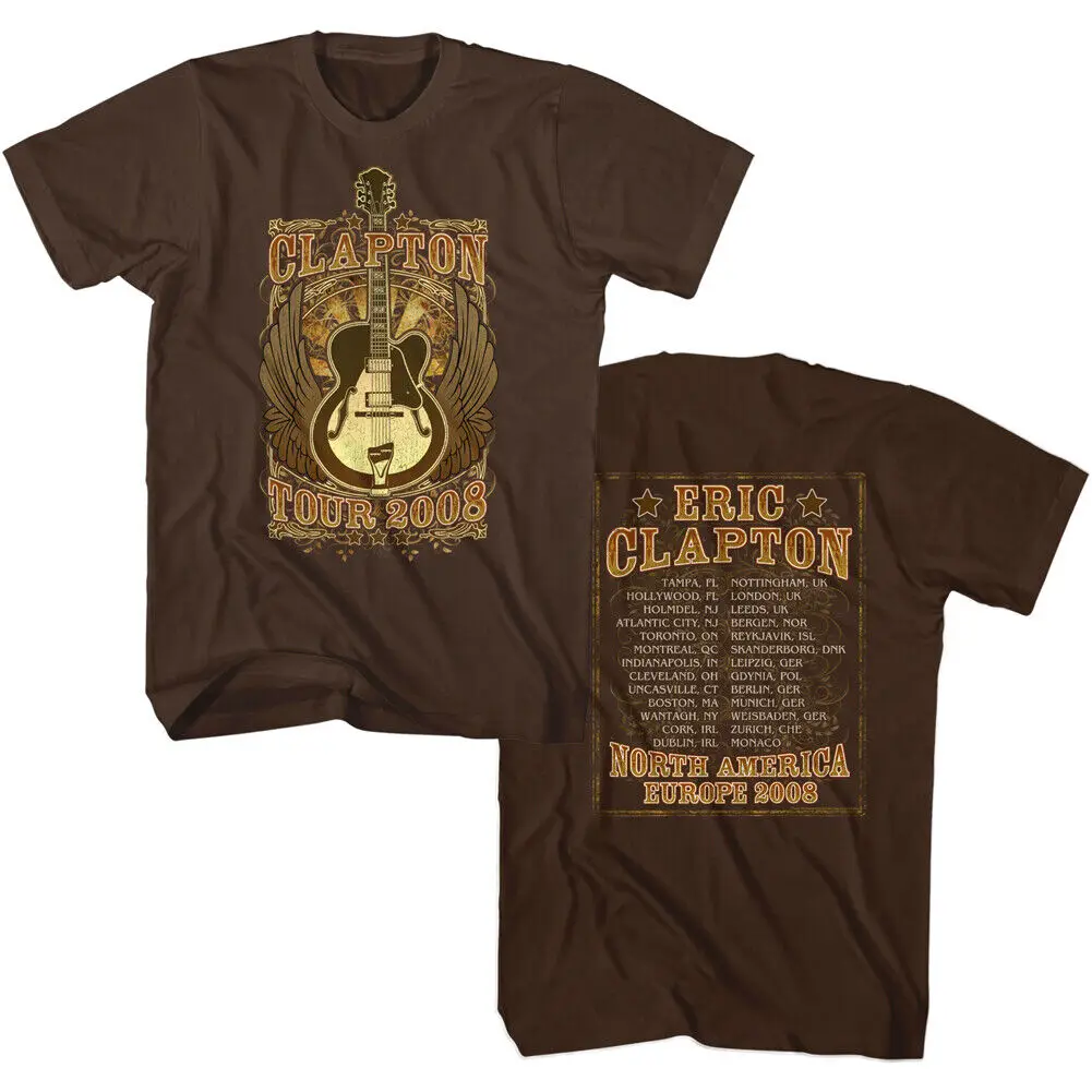 

Eric Clapton North America & Europe Tour 2008 Men's T Shirt Rock & Blues