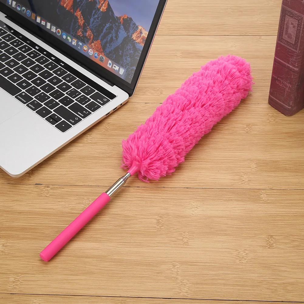 Adjustable Stretch Microfiber Duster Eco-Friendly Static Suction Dusting Brush Microfiber Dust Mites Cleaning Tools