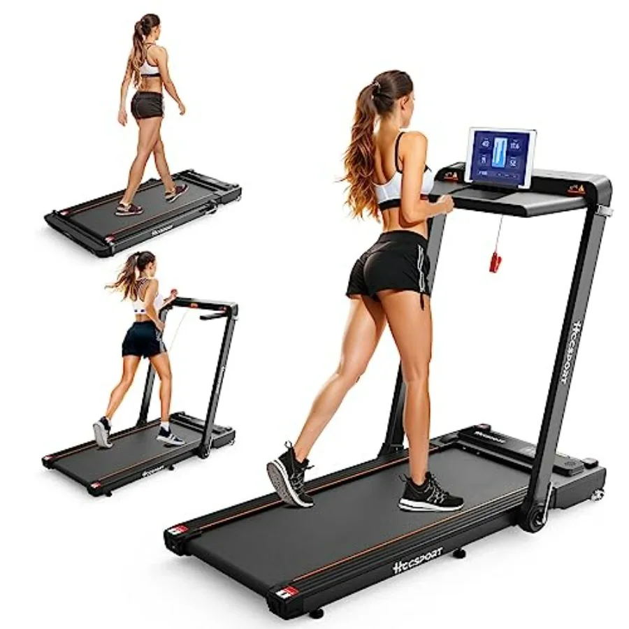 

Treadmill with Incline 3 in 1 Under Desk Treadmill Walking Pad with Removable Desk Workstation 3.5HP Foldable Compact Walking T