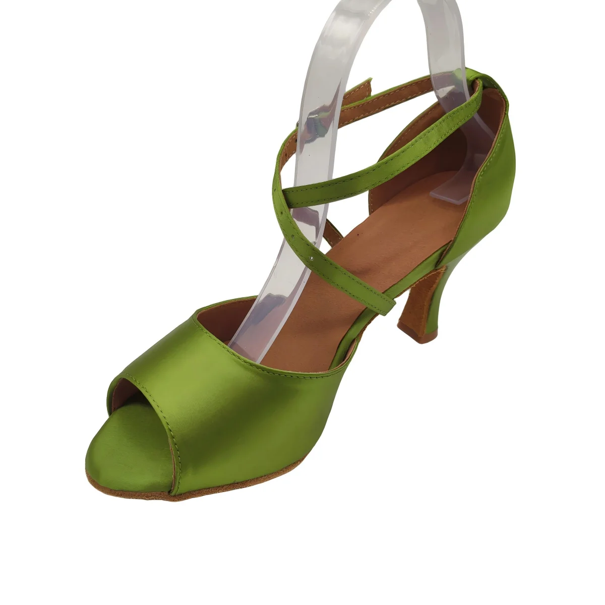 Practice Dance Shoes Women 7cm Green Latin Salsa Shoes Sexy Salsa Ballroom Dance Shoes Girls Sneaker Wedding Party Dancing Shoes