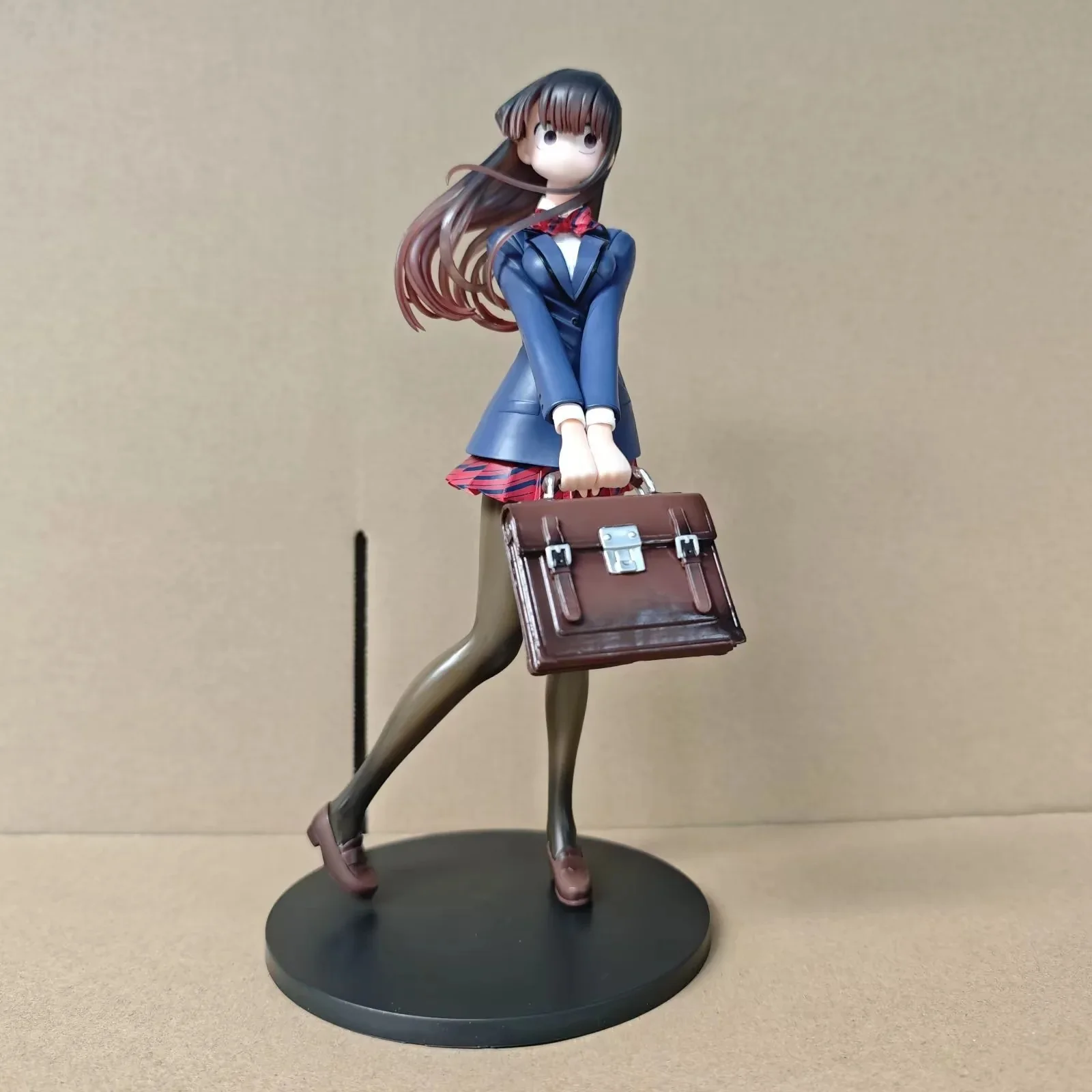 26CM Anime Komi san wa Komyushou Desu Figurka Komi Shouko Dream Tech 1/7 Wave School Uniform Ver Model Toy Gift Action Figure