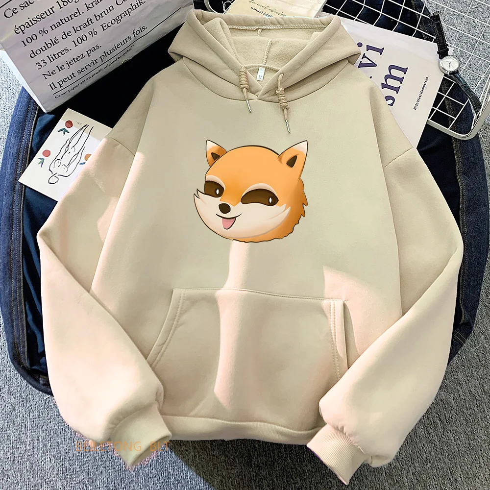 Project Zomboid Spiffo Raccoon Hoodies Cartoon Women/Men Hooded Sweatshirts Long Sleeve Kawaii Printing Pullovers Casual Female