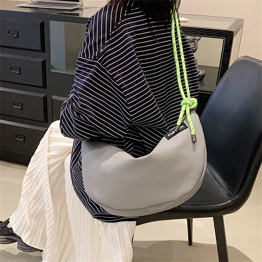 Large Capacity New Women Bag High Quality Oxford Fashion Ladies Shoulder Bag Solid Color Ladies Crossbody Bags Bolsos De Mujer