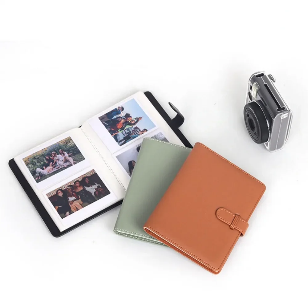 80 Taschen 5 Zoll Fotoalbum Sofortbildkamera Film Ticket Bild Aufbewahrungshülle Stempel für Fujifilm Instax W210/W300/W400