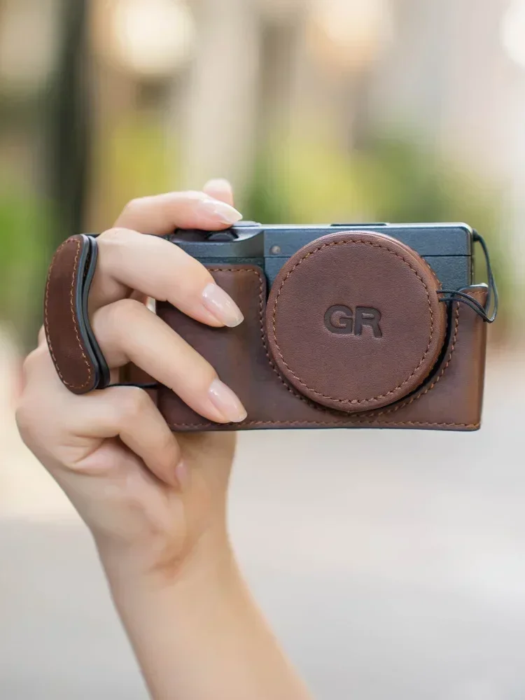 For Ricoh GR GR1 GR2 GR3 Ricoh Gr3x TOP Genuine leather Camera bag Vintage handmade Real Leather Protective Case