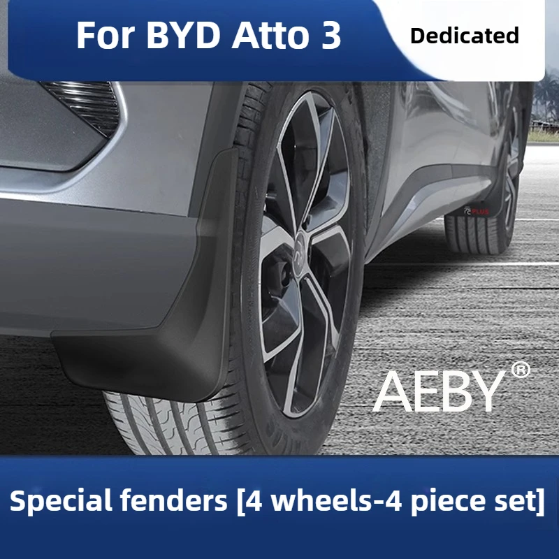 AEBY BYD Atto 3 스마트 드라이빙 에디션 2025 물 및 먼지 보호 휠 펜더 액세서리, 스플래시 보호 펜더