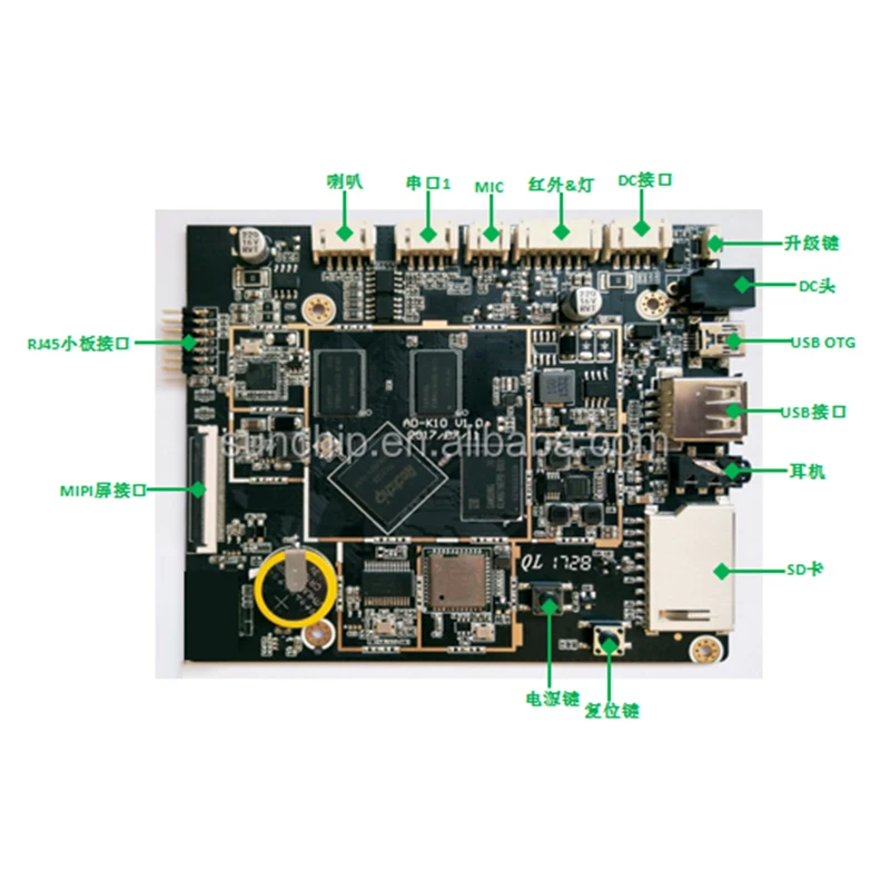 

OEM/ODM Android/Linux POE Rockchip ARM Промышленная разработка Многофункциональная материнская плата PCBA Rk3128 Основная плата