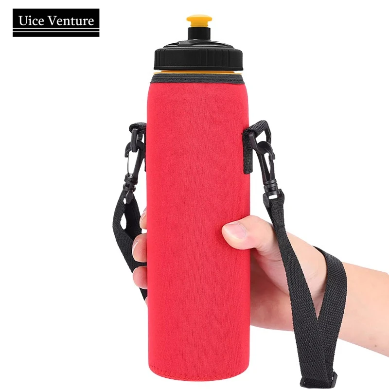 

Water Bottle Cover Bag Pouch With 1L Strap Neoprene Water Pouch Holder Shoulder Strap Bottle Carrier Insulat Bag
