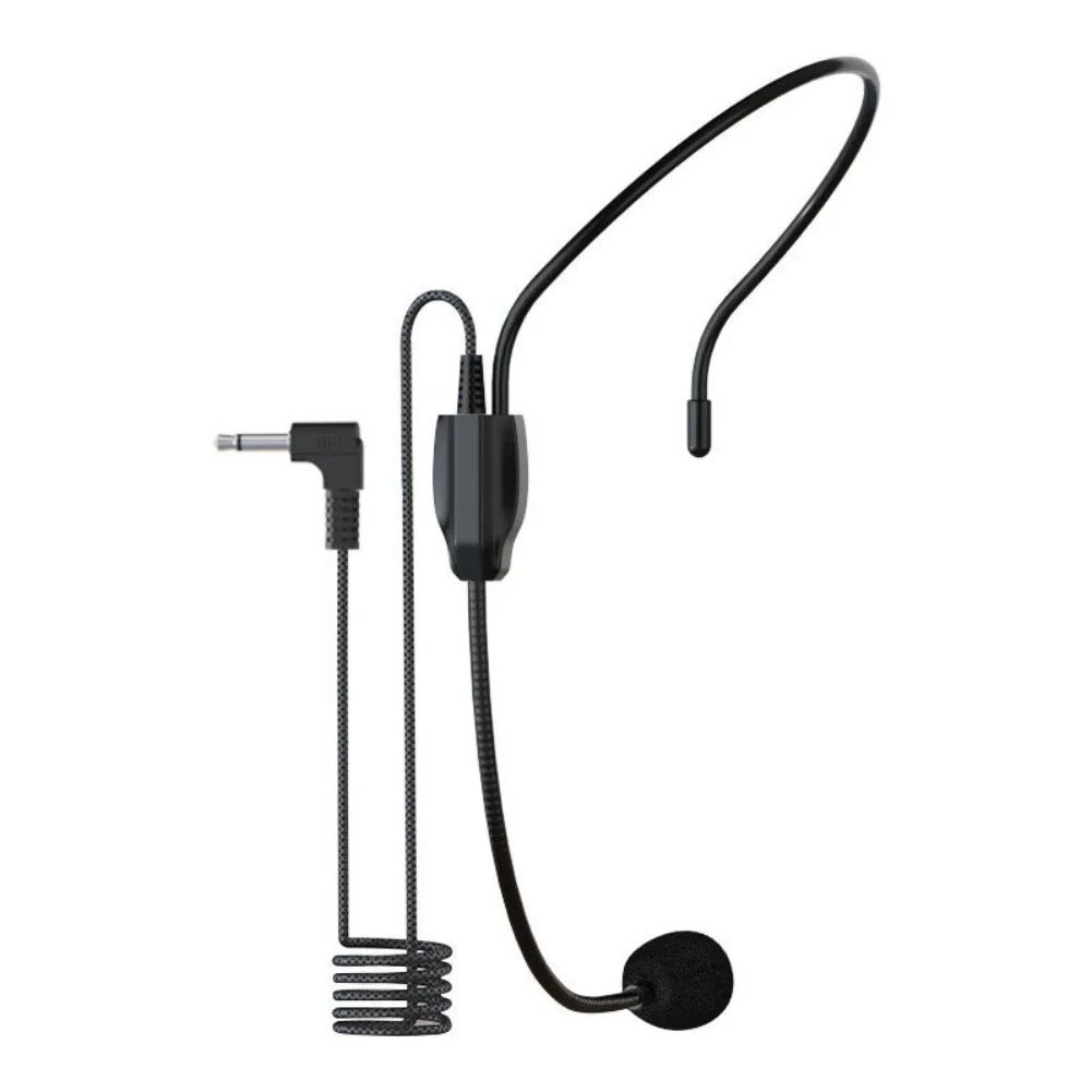 3.5Mm Op Het Hoofd Gemonteerde Bedrade Microfoon Headset Mini Mic Voor Het Onderwijzen Van Vergadering Toespraak Condensor Studio Microfoon