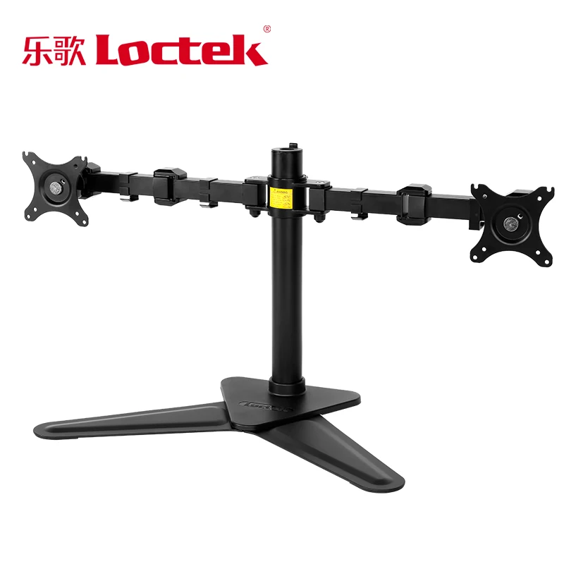 

Hot sell 10-30 Inch Desktop Stand Dual Monitor Holder Full Motion Height Adjusting Max 10 Kgs/head Loading Monitor Arms