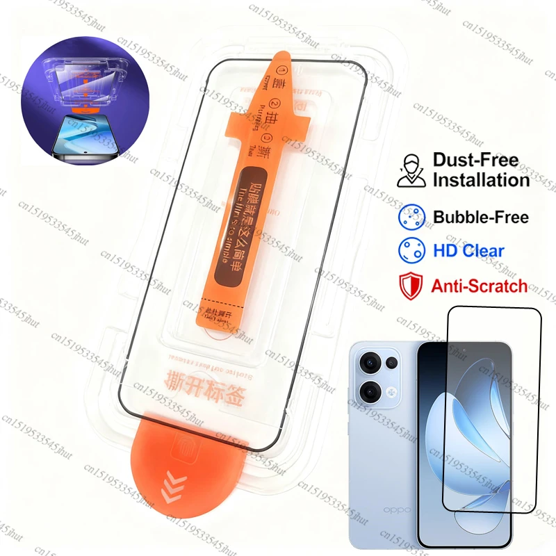 Full Cover Tempered Glass For Oppo Reno 13 Glass For Oppo Reno13 13F 13 FS Dust Free Screen Protector For Oppo Reno 13 Glass