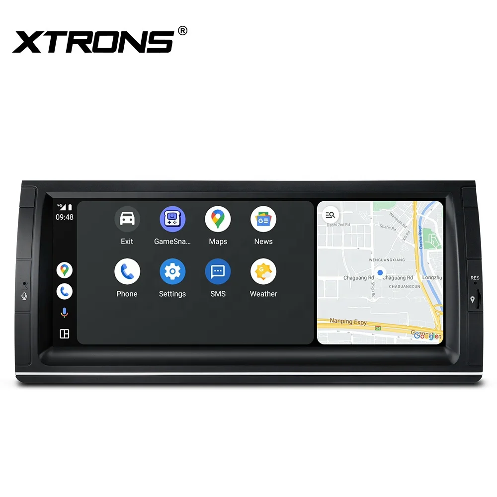 XTRONS 10.25 بوصة 4 + 64 جيجابايت عالمي 4G أندرويد 14 IPS مشغل وسائط متعددة ستيريو للسيارة مدمج AKM DSP أجهزة استشعار جيروسكوب لسيارات BMW