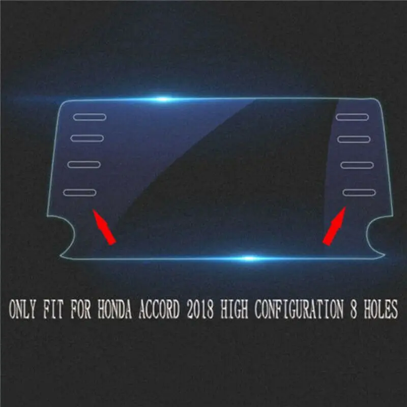 4X Latest Car Hd Tempered Glass Screen Protector Film Fit For Honda Accord 2018-L94A