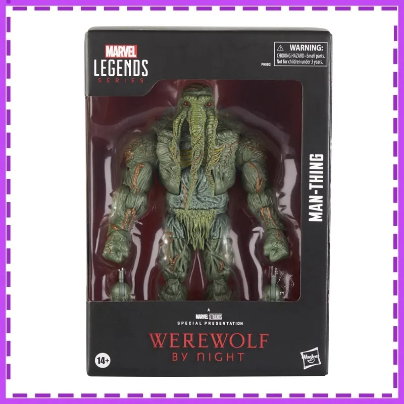 Hasbro Man-Thing Ted Sallis Marvel Legends Series PVC Genuine Anime Action Figure Model Toys 6 INCHES Christmas Gifts