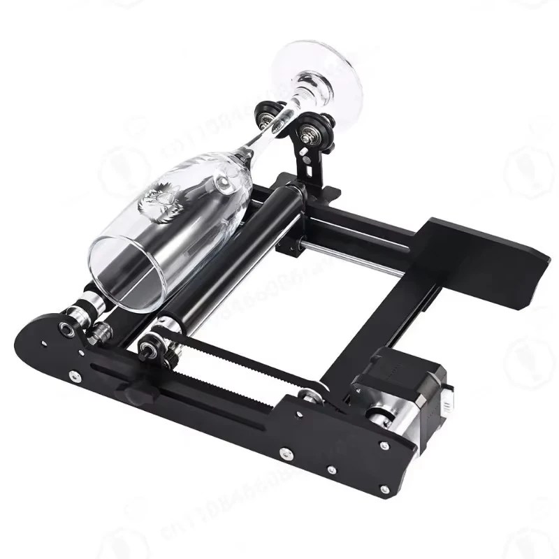 3mm-200mm Engraving Diamete 360° Rotating Machine For Cans, Eggs, Cylinders, Pen Y-axis Rotary Roller For Laser Engraver