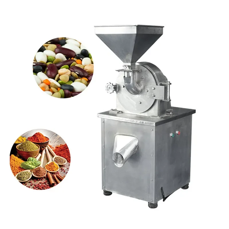 Industrial Grinder for Seeds Oats Soybean Grain Rice Cassava Corn Wheat Noodle Making Machine Heavy Duty Milling Equipment