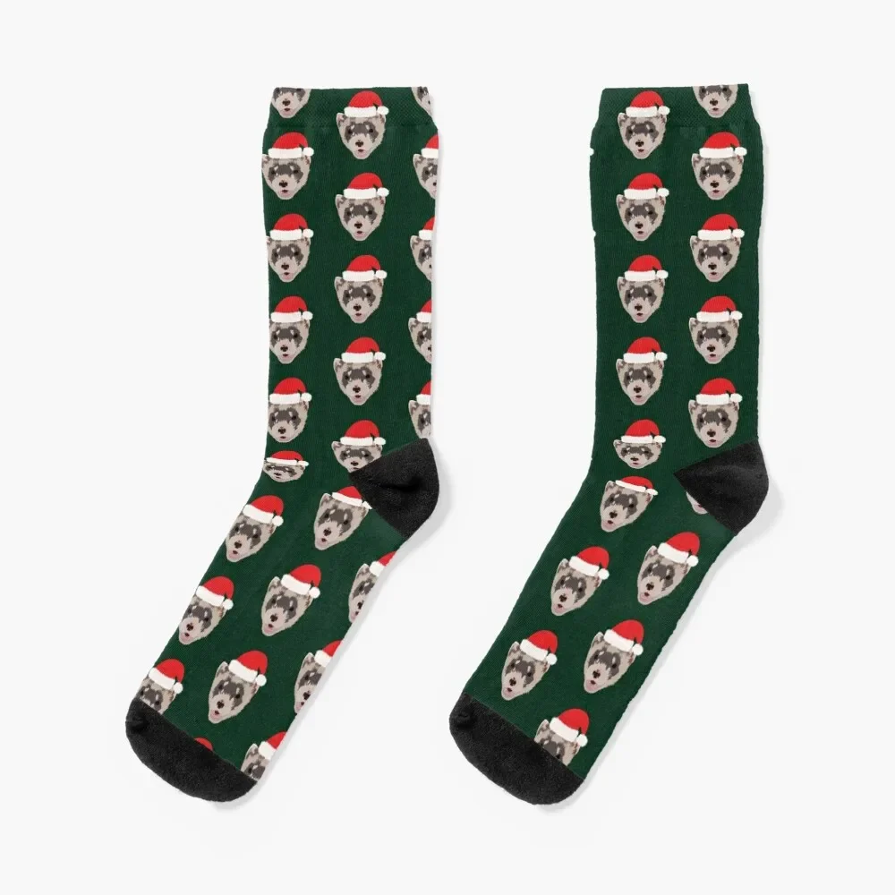 

Christmas Ferret Socks Toe sports set Socks Men's Women's