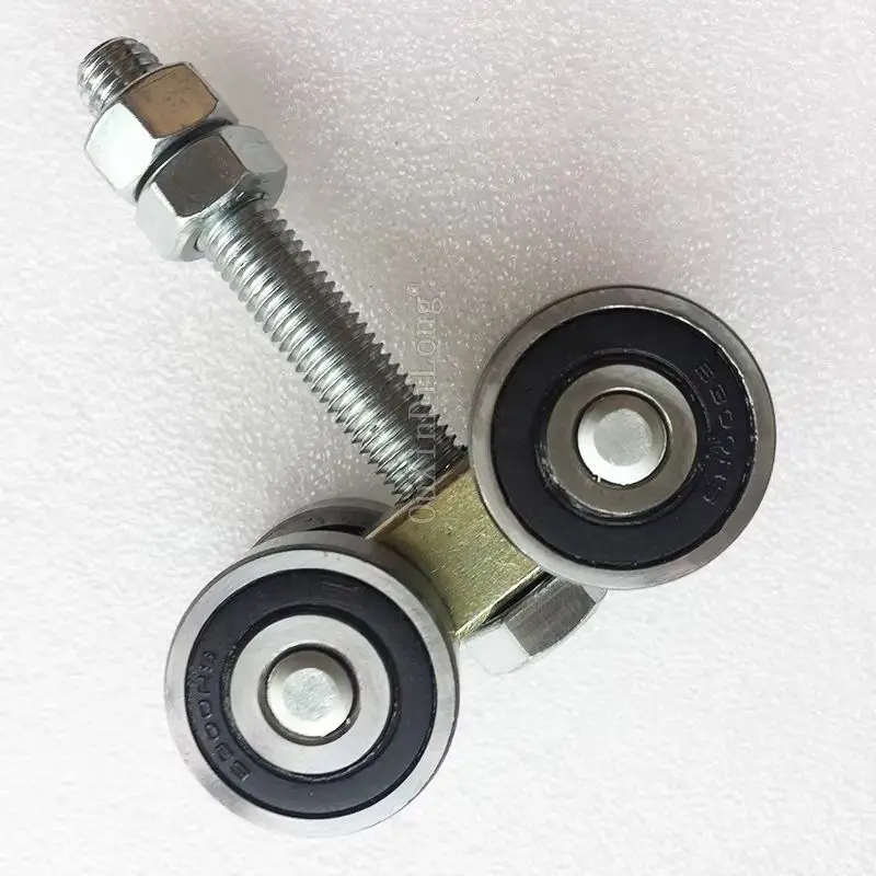 

В наличии 4 шт. металлические сверхмощные ролики для раздвижных дверей, промышленные подвесные рельсовые колеса, шкивы, нагрузка 400 кг