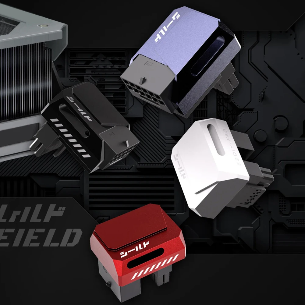 Conector de alimentación GPU de 600W, 12 + 4 pines, 16 pines, 12VHPWR, PCI-e 5,0, adaptador de corriente de 16 pines para RTX 3090Ti 4070Ti 4080 4090, tarjeta gráfica GPU