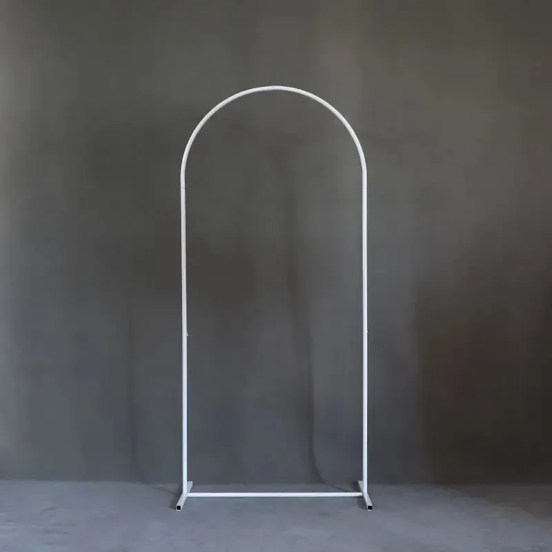 

1PCS White Wedding Arch Stand, Balloon Holder, Size 6FT 6.6FT 7.2FT,Wedding Party Background Decoration Props