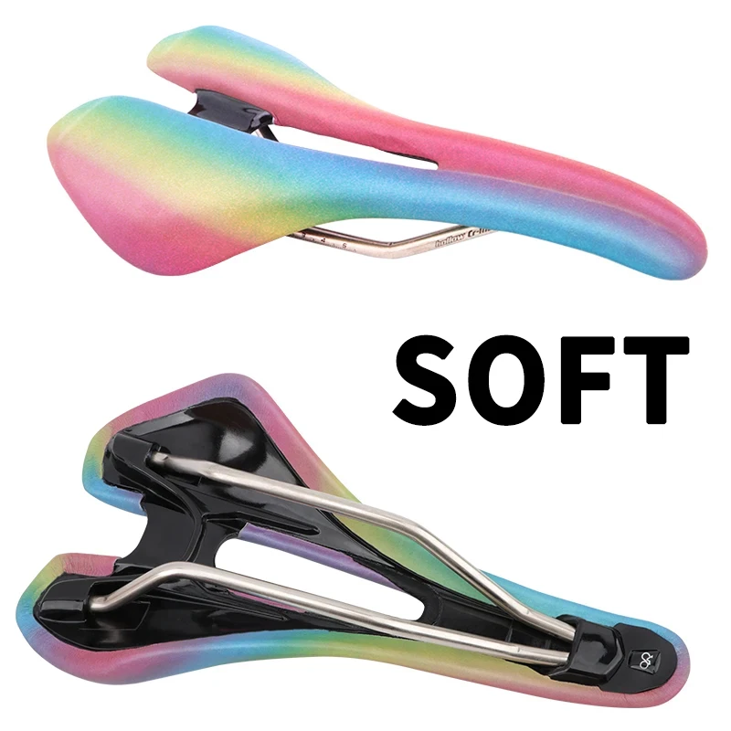 Красочное эргономичное велосипедное седло, удобное антистатическое безболезненное велосипедное сиденье, подушка для гоночного дорожного Mtb велосипеда для мужчин и женщин Красочное эргономичное велосипедное седло, удобное антистатическое безболезненное велосипедное сиденье, подушка для гоночного дорожного Mtb велосипеда для мужчин и женщин