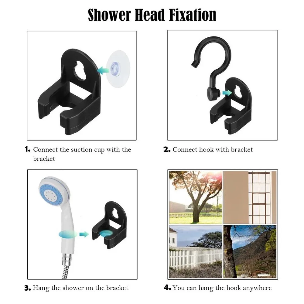 USB Rechargeable Portable Camping Shower Pump Electric Outdoor Shower Set One Click Operation For Hiking Pet Washing Travel