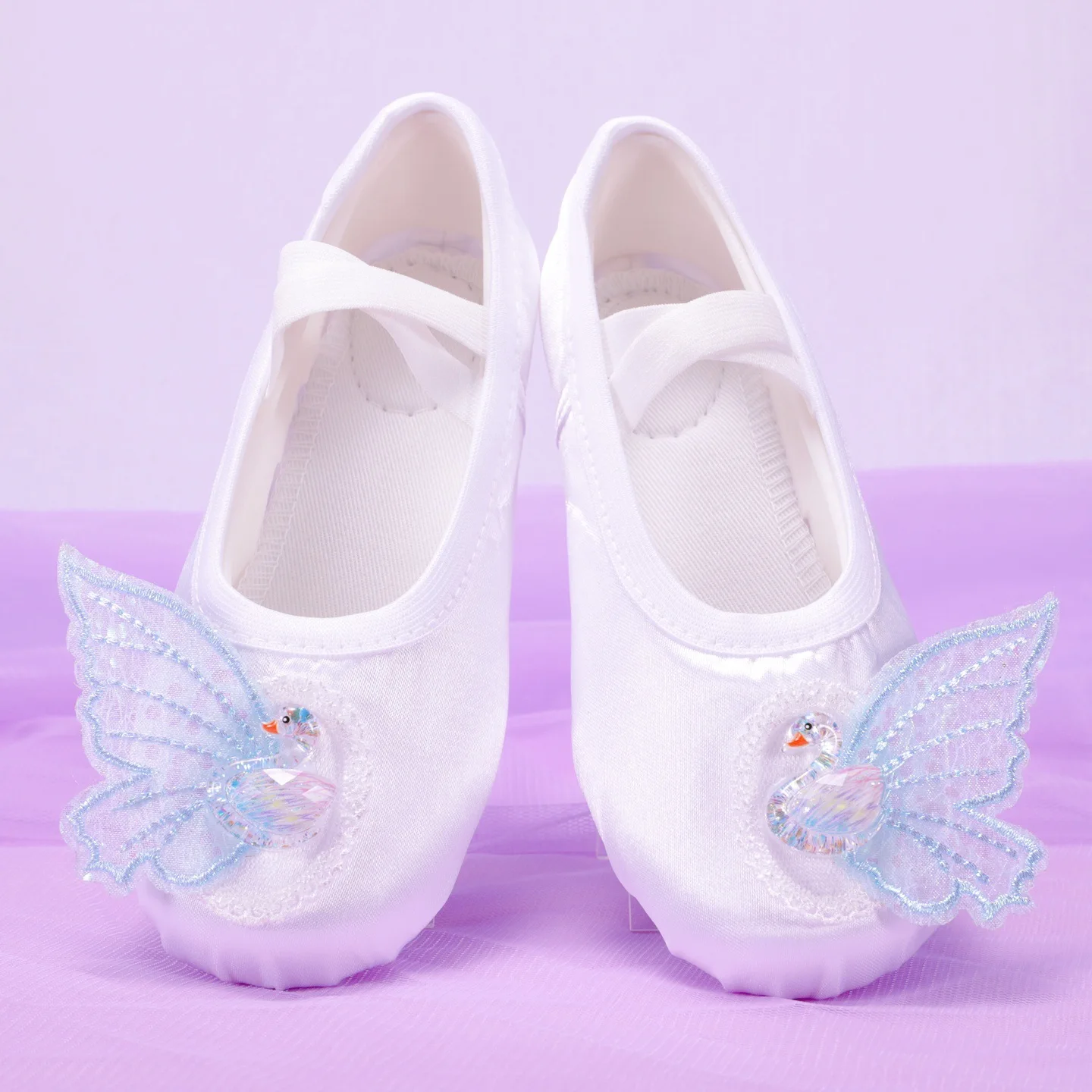 

Танцевальная обувь, женские балетки, лебединое озеро, розовые, синие, танцевальные туфли, зимние толстые танцевальные аксессуары, детские танцевальные туфли для девочек