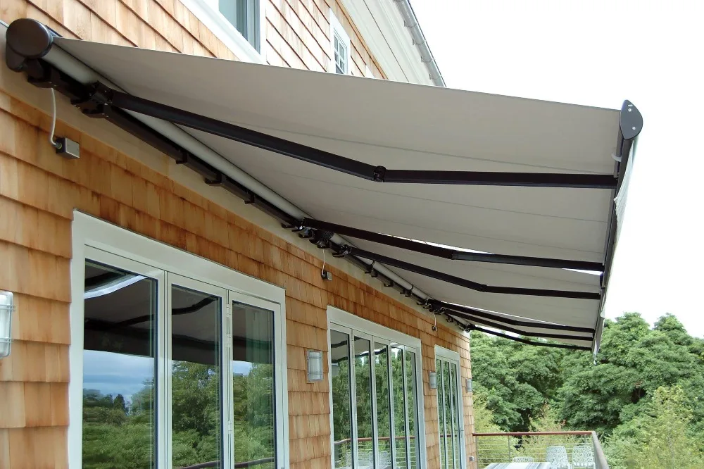 

Factory Price Customize Motorized Folding Crank Arm Awning with Waterproof Manual Cassette Retractable Awnings for Coffee Shop