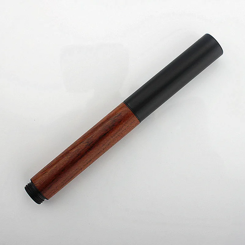 Imagem -03 - Mini Black Forest Metal Fountain Pen Extra Fine Nib Beautiful Tree Wood Excelente Presente de Escrita