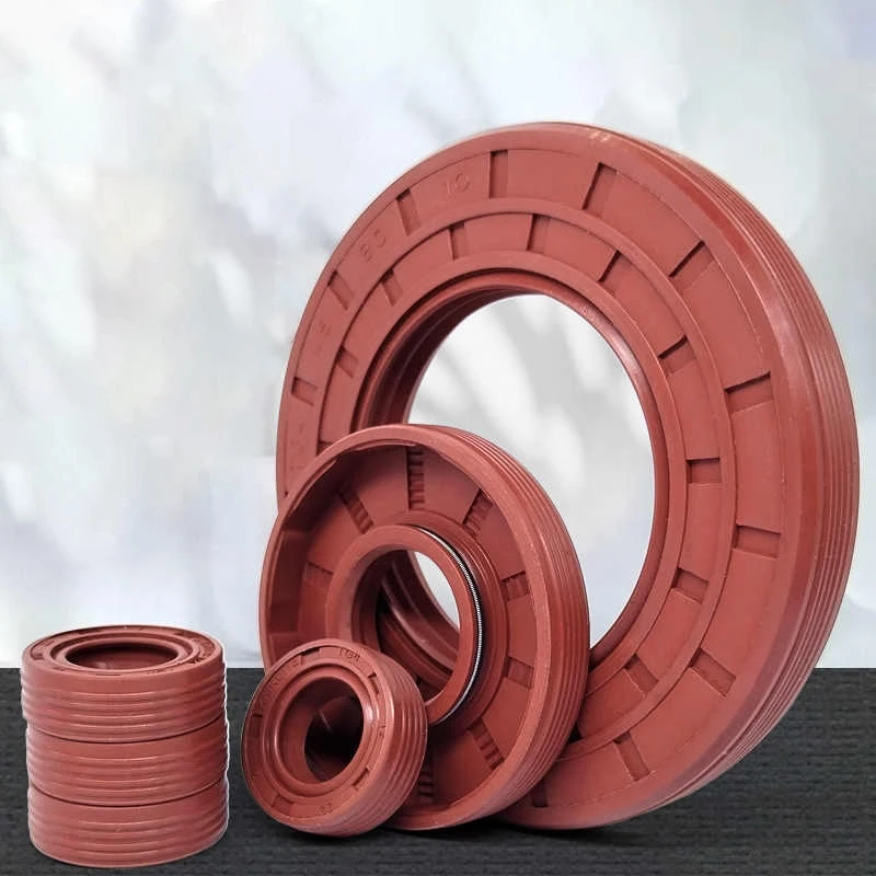 1 peça vedação de óleo quadro fkm tc/tg4 junta de borracha fluorada vedação três anel labial eixo rotativo resistência a óleo de água id 52/55/56-58mm